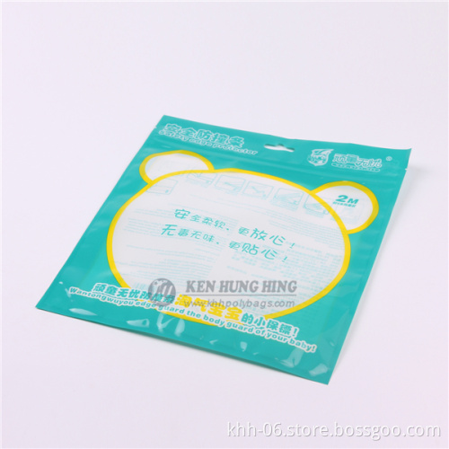 CMYK printed 3 side seal underwear packaging ziplock bags